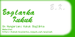 boglarka kukuk business card